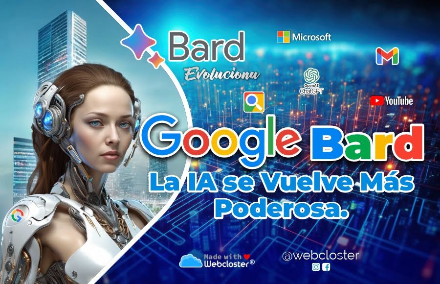 "google bard la ia se vuelve más poderosa" conoce sus nuevas ...