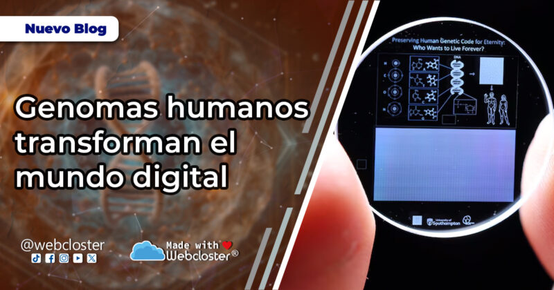 Genomas humanos transforman el mundo digital